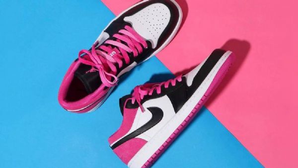 Nike Air Jordan 1 Low Tops Fuchsia Sko Herre