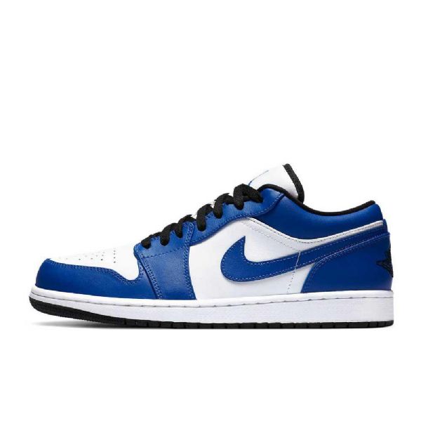 Nike Air Jordan 1 Low Tops Game Royal Sko Herre Blå Hvite