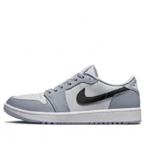 Nike Air Jordan 1 Low Tops Golf Atletiske Sko Herre Grå