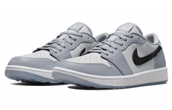 Nike Air Jordan 1 Low Tops Golf Atletiske Sko Herre Grå