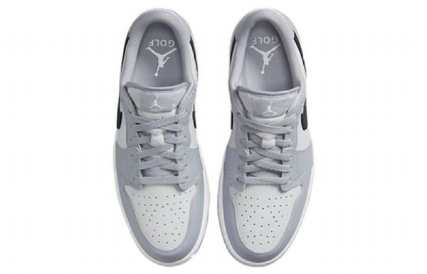 Nike Air Jordan 1 Low Tops Golf Atletiske Sko Herre Grå