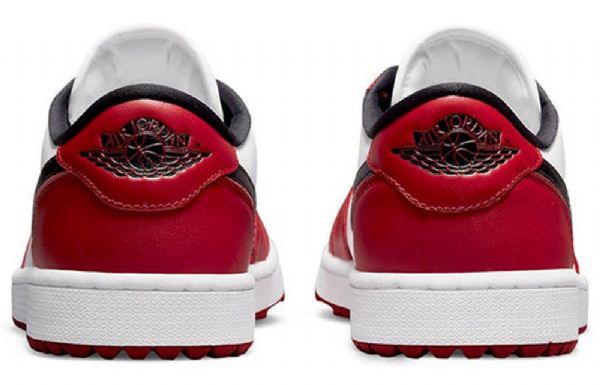 Nike Air Jordan 1 Low Tops Golf Chicago Atletiske Sko Herre Hvite Rød