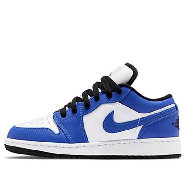Nike Air Jordan 1 Low Tops Gs Basketsko Herre Blå Hvite