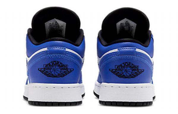 Nike Air Jordan 1 Low Tops Gs Basketsko Herre Blå Hvite