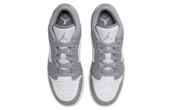 Nike Air Jordan 1 Low Tops Gs Basketsko Herre Grå