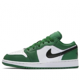 Nike Air Jordan 1 Low Tops Gs Basketsko Herre Grønn