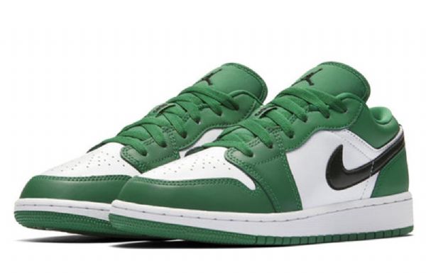 Nike Air Jordan 1 Low Tops Gs Basketsko Herre Grønn
