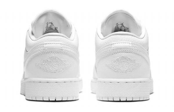 Nike Air Jordan 1 Low Tops Gs Basketsko Herre Hvite