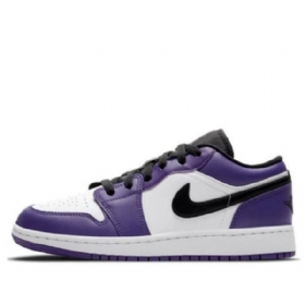 Nike Air Jordan 1 Low Tops Gs Basketsko Herre Lilla