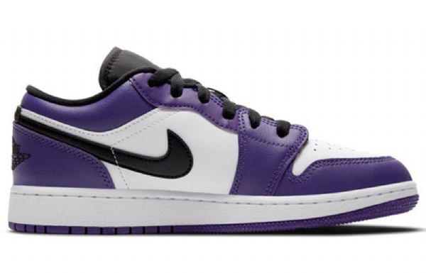 Nike Air Jordan 1 Low Tops Gs Basketsko Herre Lilla