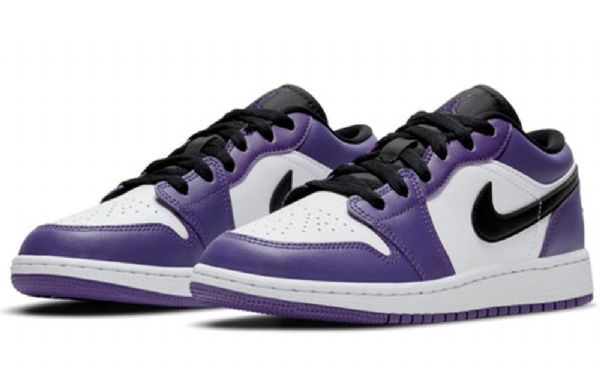 Nike Air Jordan 1 Low Tops Gs Basketsko Herre Lilla