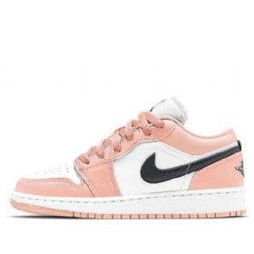 Nike Air Jordan 1 Low Tops Gs Basketsko Herre Lyse Rosa