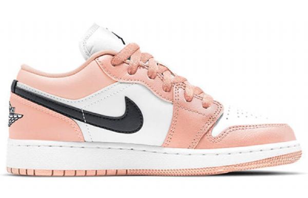 Nike Air Jordan 1 Low Tops Gs Basketsko Herre Lyse Rosa
