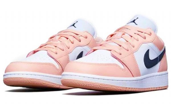 Nike Air Jordan 1 Low Tops Gs Basketsko Herre Lyse Rosa