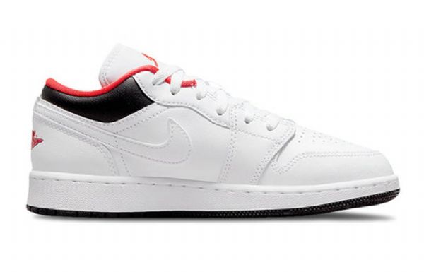 Nike Air Jordan 1 Low Tops Gs Basketsko Herre Rød Hvite