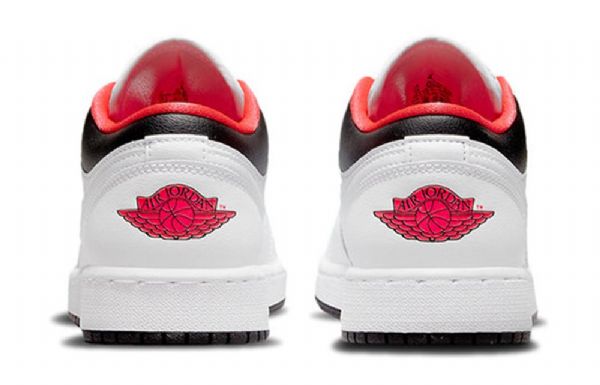 Nike Air Jordan 1 Low Tops Gs Basketsko Herre Rød Hvite