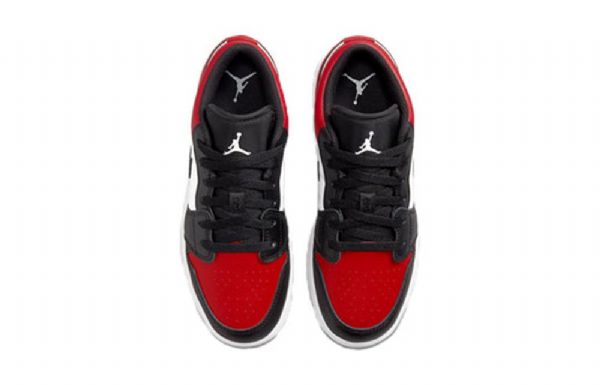 Nike Air Jordan 1 Low Tops Gs Basketsko Herre Rød Svarte Hvite