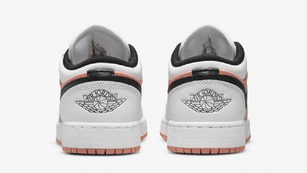 Nike Air Jordan 1 Low Tops Gs Madder Root Sko Dame Rosa Hvite