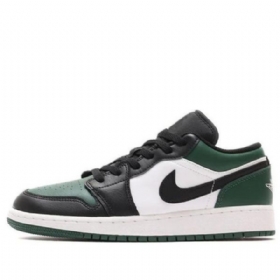 Nike Air Jordan 1 Low Tops Gs Retro Basketball Shoes Herre Grønn