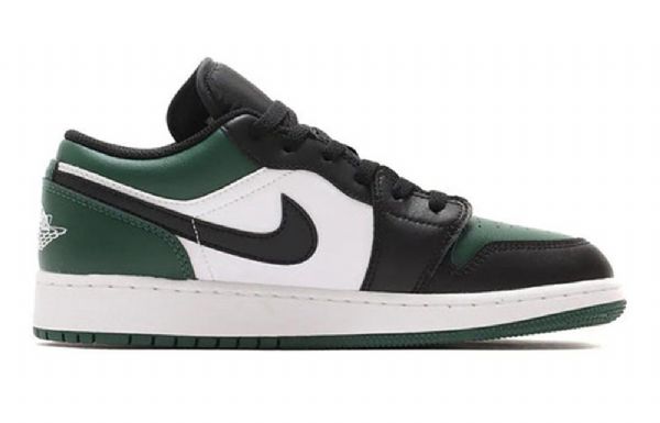 Nike Air Jordan 1 Low Tops Gs Retro Basketball Shoes Herre Grønn
