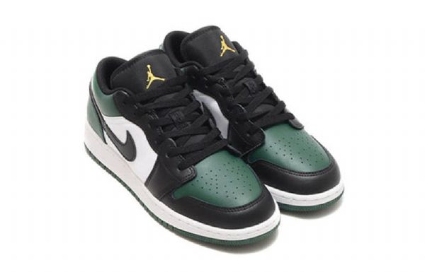 Nike Air Jordan 1 Low Tops Gs Retro Basketball Shoes Herre Grønn