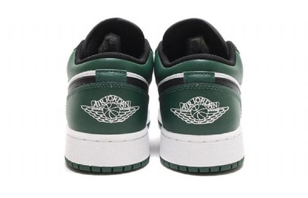 Nike Air Jordan 1 Low Tops Gs Retro Basketball Shoes Herre Grønn
