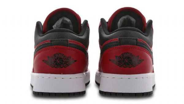 Nike Air Jordan 1 Low Tops Gs Sko Dame Rød Svarte