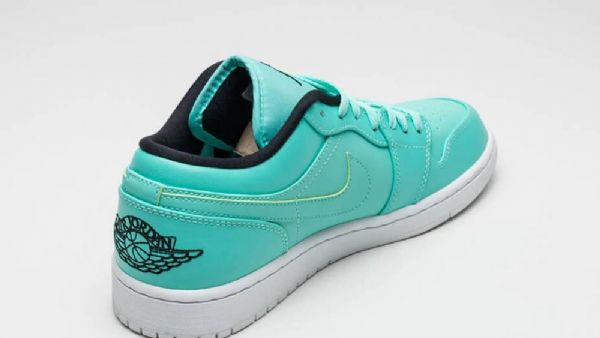 Nike Air Jordan 1 Low Tops Hyper Sko Herre Turkis