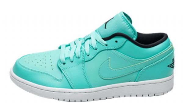 Nike Air Jordan 1 Low Tops Hyper Sko Herre Turkis