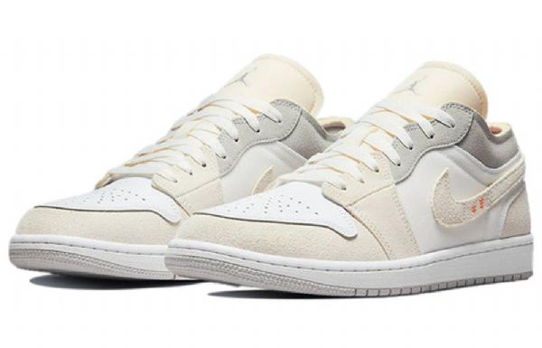 Nike Air Jordan 1 Low Tops Inside Out Retro Basketball Shoes Herre Hvite