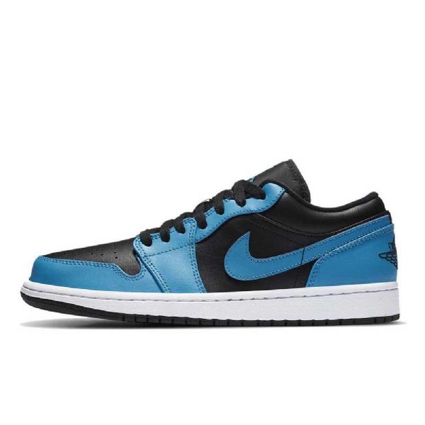 Nike Air Jordan 1 Low Tops Laser Sko Dame Blå Svarte