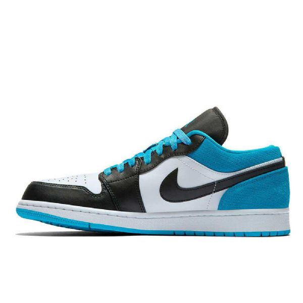 Nike Air Jordan 1 Low Tops Laser Sko Herre Blå