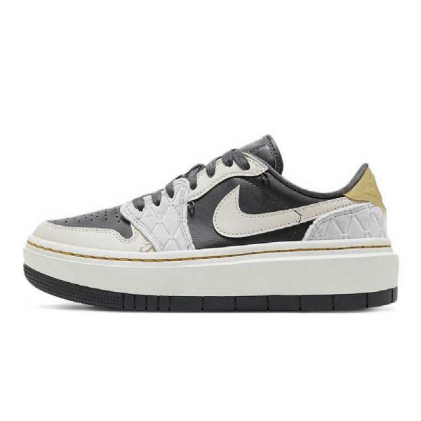 Nike Air Jordan 1 Low Tops Lv8d Beads Sko Dame Svarte Grå