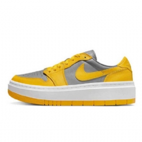 Nike Air Jordan 1 Low Tops Lv8d Sko Dame Grå Gul