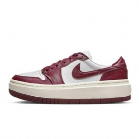 Nike Air Jordan 1 Low Tops Lv8d Team Sko Dame Burgunder Rød