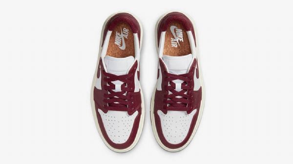 Nike Air Jordan 1 Low Tops Lv8d Team Sko Dame Burgunder Rød