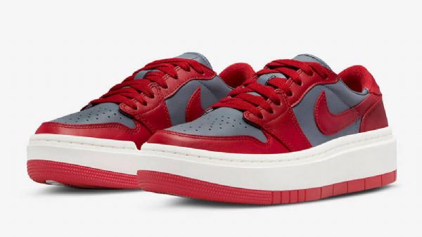 Nike Air Jordan 1 Low Tops Lv8d Unlv Sko Dame Rød Grå