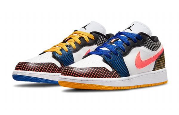 Nike Air Jordan 1 Low Tops mmd Bg Retro Basketball Shoes Herre Multicolor