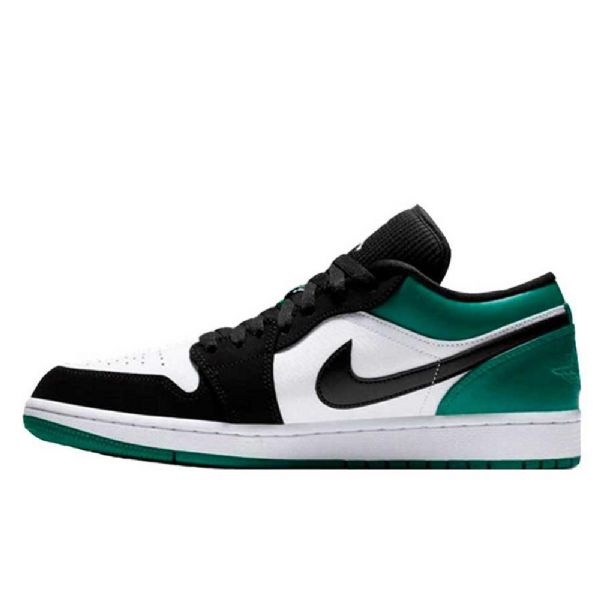 Nike Air Jordan 1 Low Tops Mystic Sko Herre Svarte Grønn