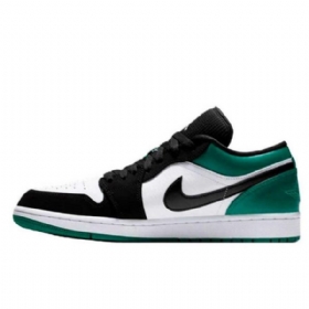 Nike Air Jordan 1 Low Tops Mystic Sko Herre Svarte Grønn