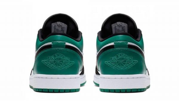 Nike Air Jordan 1 Low Tops Mystic Sko Herre Svarte Grønn