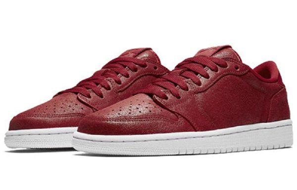 Nike Air Jordan 1 Low Tops Ns Retro Basketball Shoes Dame Rød