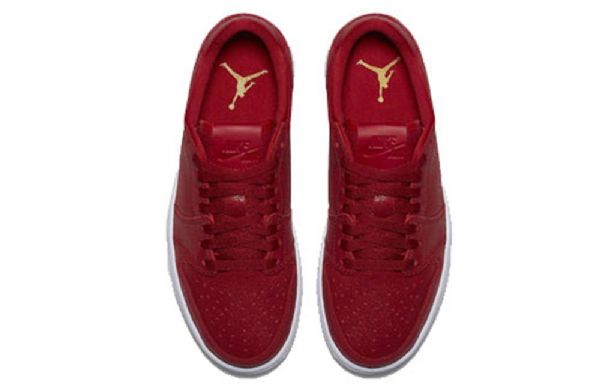 Nike Air Jordan 1 Low Tops Ns Retro Basketball Shoes Dame Rød