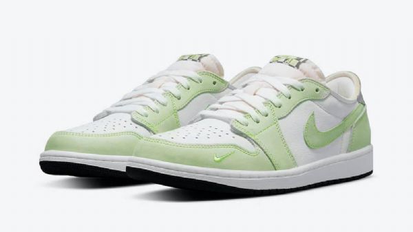 Nike Air Jordan 1 Low Tops Og Ghost Sko Herre Grønn