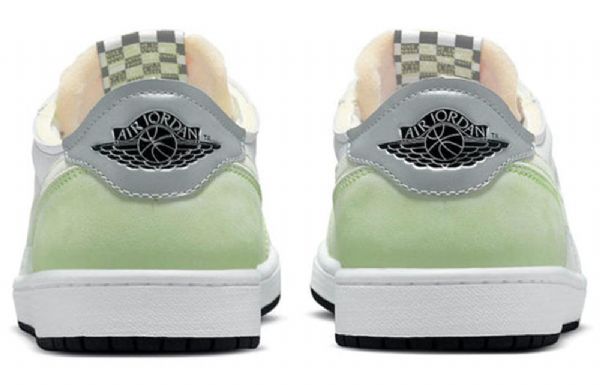 Nike Air Jordan 1 Low Tops Og Retro Basketball Shoes Herre Grønn