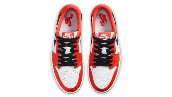 Nike Air Jordan 1 Low Tops Og Shatteredboard Sko Herre Oransje Hvite