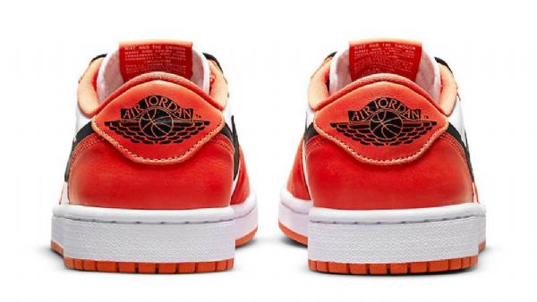 Nike Air Jordan 1 Low Tops Og Shatteredboard Sko Herre Oransje Hvite