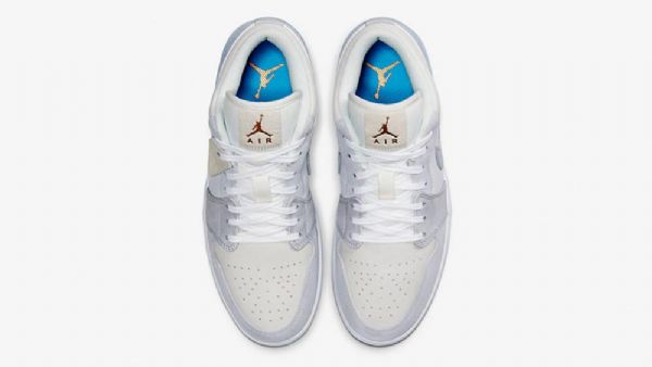 Nike Air Jordan 1 Low Tops Paris Sko Dame Grå