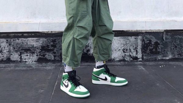 Nike Air Jordan 1 Low Tops Pine Sko Herre Grønn