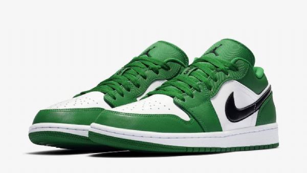 Nike Air Jordan 1 Low Tops Pine Sko Herre Grønn